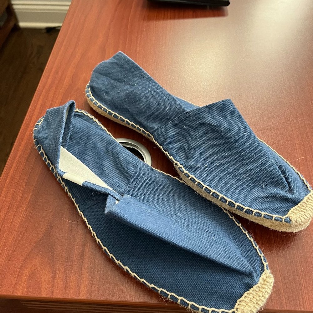 Soludos Espadrilles Navy Blue Size 42